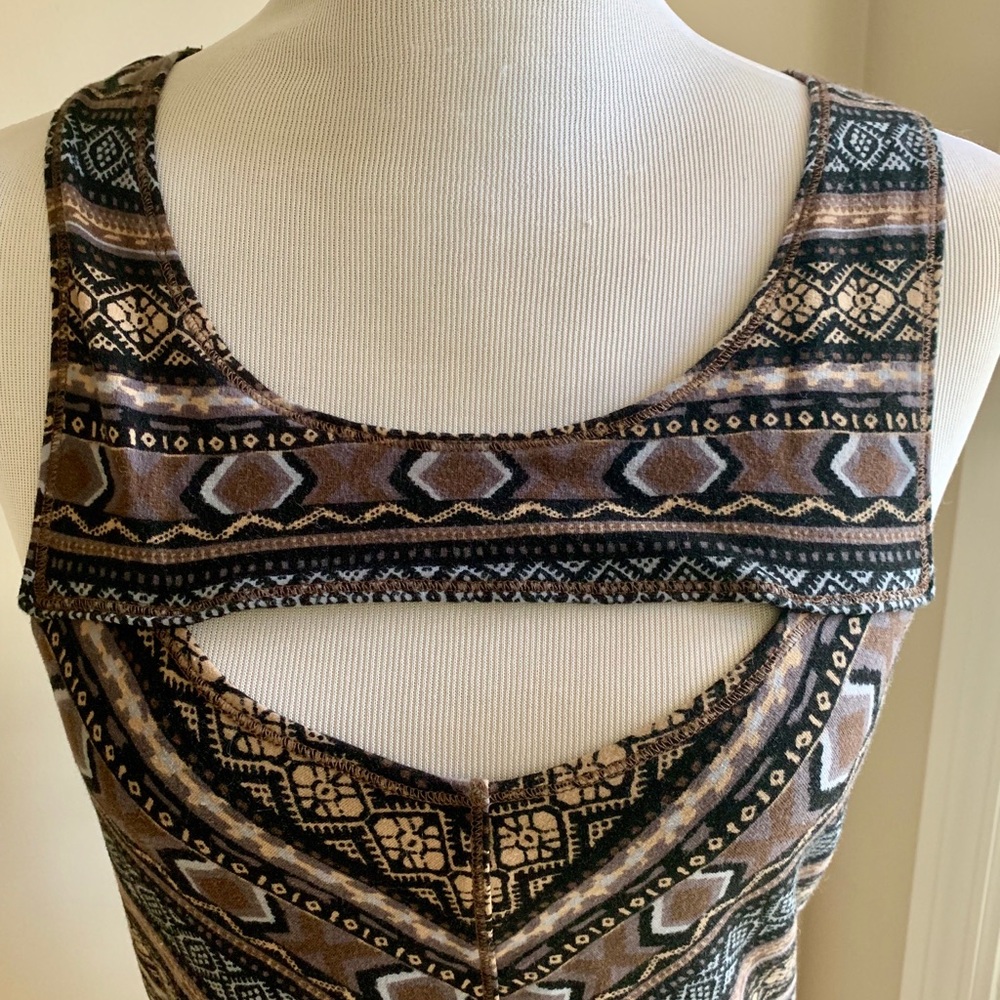 Free People mini dress, tribal print - Picture 4 of 6